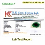 Ratti-5.90 (5.34 CT) Natural Green Emerald